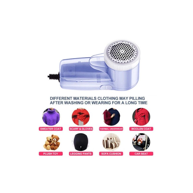 Electric Clothes Lint Pill Fluff Remover Fabrics Sweater Fuzz Shaver