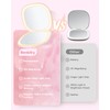 Benbilry - Espejo de maquillaje compacto recargable de 3.9 pulgadas