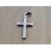 New Kreuz Sterling Silber 925 Anhänger Holzkreuz Halskette Unisex Religiöse