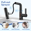 SINGSUO Bathroom Sink Faucet 1 Hole with Temperature Display, Single
