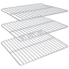 Hisencn Stainless Steel Cooking Grate for Masterbuilt Electric Smoker 30 Inch, 3 Pack 14.6" x 12.2" Grill Grate for Masterbuilt MB20071117 Smoker Grates Replacement Parts