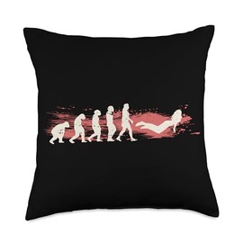 Simming Goggles For Women Swimming Suits for Girls Pool Evolution Swim Coach Swimmer Girls Throw Pillow, 18x18, Multicolor