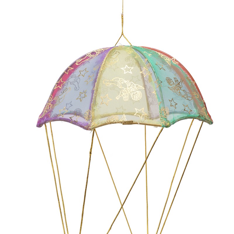 Parachute Christmas Ornaments Lovely Shape Safe Eco Friendly Fleece PC