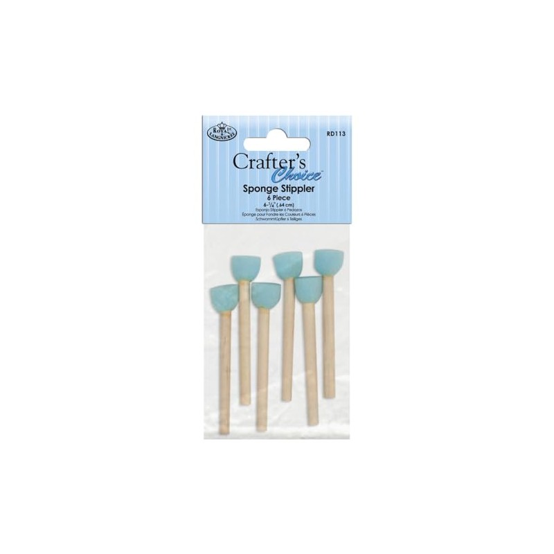Crafters Choice Pack of 6 Sponge Crafting Tools Sponge Stippler