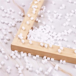 Tcthbc Fuse Beads Black and White, Bundle of 6000pcs Black Melty Beads and 6000pcs White Melty Beads, Compatible Perler Beads Hama Beads, 2 Pack