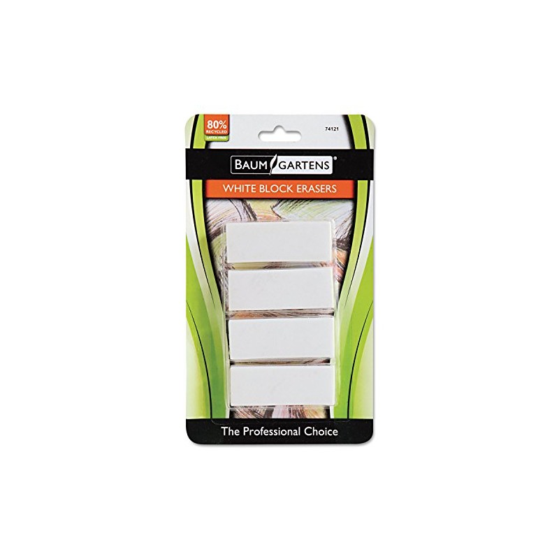 Baumgartens White Block Eraser