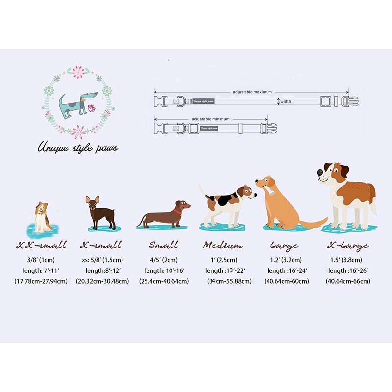 Unique Style Paws Autumn Leaf Collar with Bow Flower Cotton