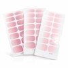 Estampas de Uñas de Esmalte y Gel, Rosa, Blanco y