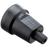 Silver Electronics 9231 Schuko Socket Plug, Black, Hembra