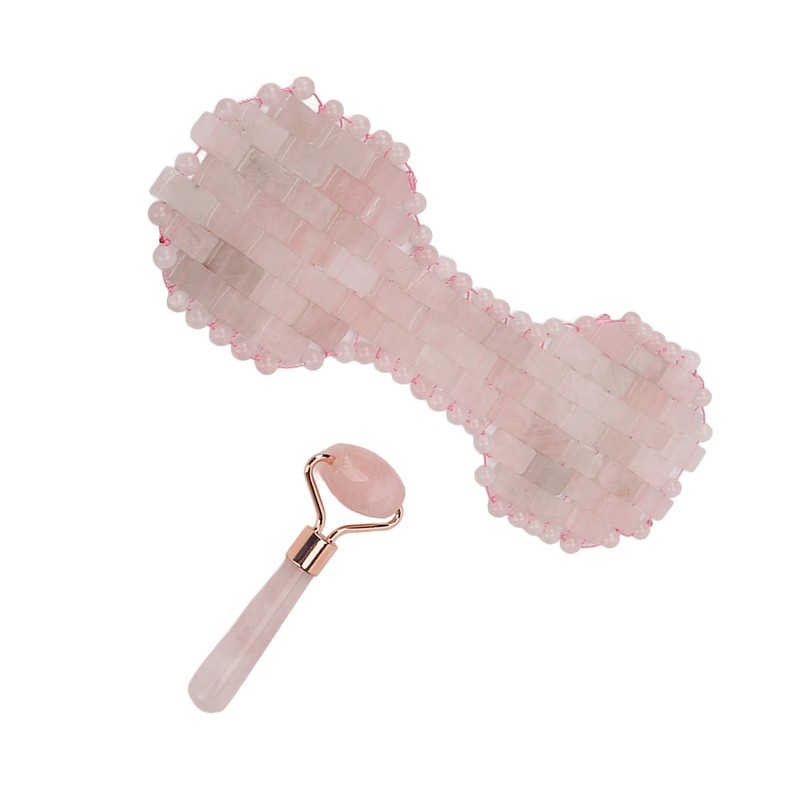 2pcs Jadestone Eye Pad Roller Set Reduce Dark Circles Promote