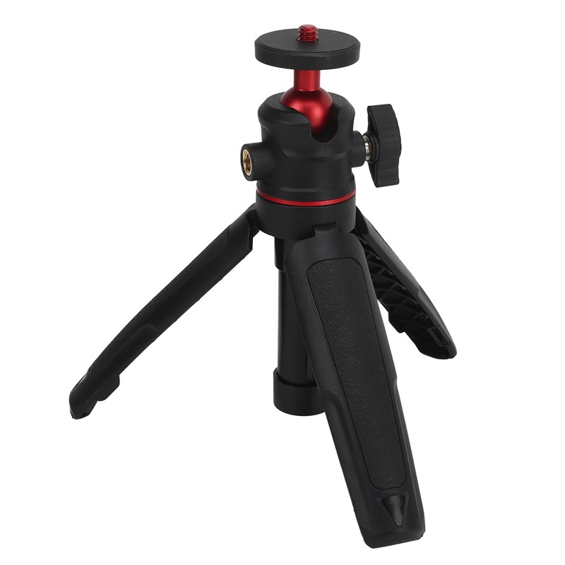 Desktop Camera Tripod with Non Slip Silicone Pad Multifunctional 1/4in