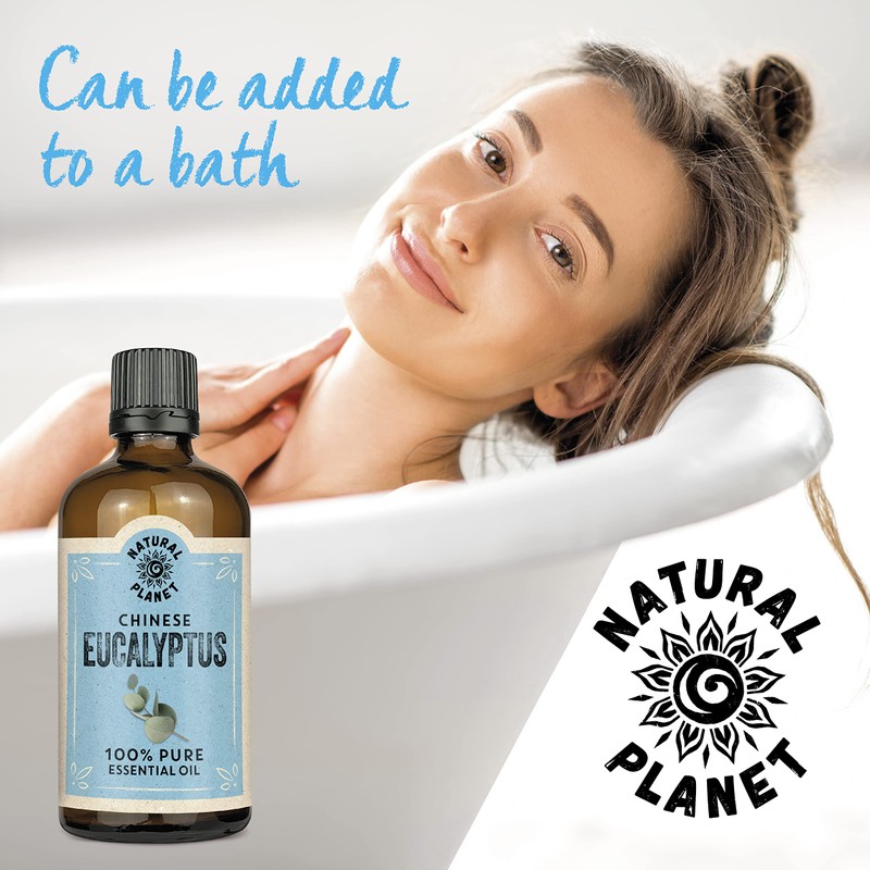 Natural Planet Eucalyptus Essential Oil Therapeutic Grade Pure, 100% Pure