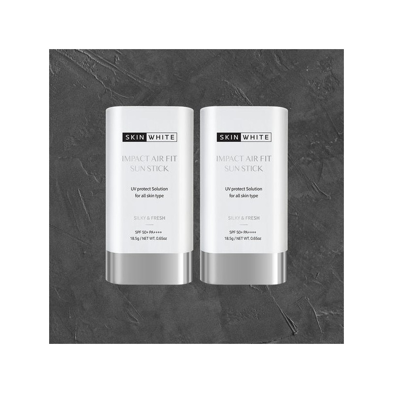 Skin White 스킨화이트 백탁없고, 끈적이지 않는 뽀송한 선스틱 Skin White