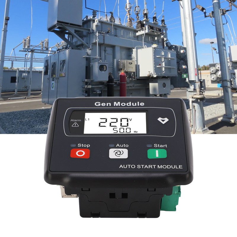 Generator Auto Controller LCD Display Genset Control Module Panel for