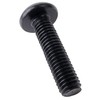20pcs M6 x 25mm Diameter 12mm Hex Socket Head Black