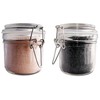 3ct. Premium 8oz Reusable Airtight Chefs Glass Spice and Salt