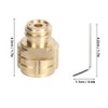 CO2 Cylinder Refill Adapter Female Thread G1/2 to Male Thread