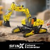 Mould King Engineering Excavator Building Set, 840 Pieces Functional Digger