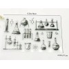 Lab science test tubes Clear Cling Stamps