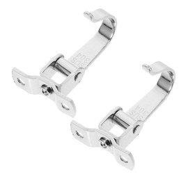 Operitacx 2 Stück Oberer Befestigungshaken hängend rostfrei Deckenhakenclips Pflicht Deckenhaken zum Aufhängen von Pflanzen stahlhaken mehrzweckhaken weiße Deckenhaken Deckenbehang Silver