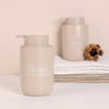 BosilunLife Khaki Soap Dispenser Set - 2 Pack 12oz Ceramic