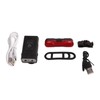 Bicycle Front Back Light USB Rechargable Bike Lamp Set Adjustable
