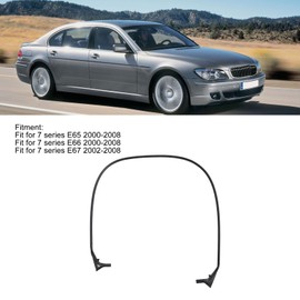 CFTGIW Rear Lower 51717033257 Car Rear Window Bottom Seal Strip for 7 Series E65 E66 2000 to 2008