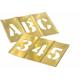 Letter/Number Brass Stencils, 2