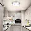 DAKASON 2Pack LED Flush Mount Ceiling Light Fixture 13” 20W,