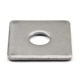 (10 Pieces) M8x40x40x3mm Square Washer 304 Stainless Steel Flat Pad Gasket Square Plate Fastener