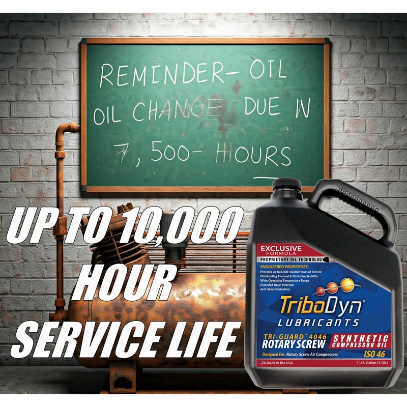 TriboDyn TriGuard 4046 ISO 46 PAO Rotary Screw Synthetic Air