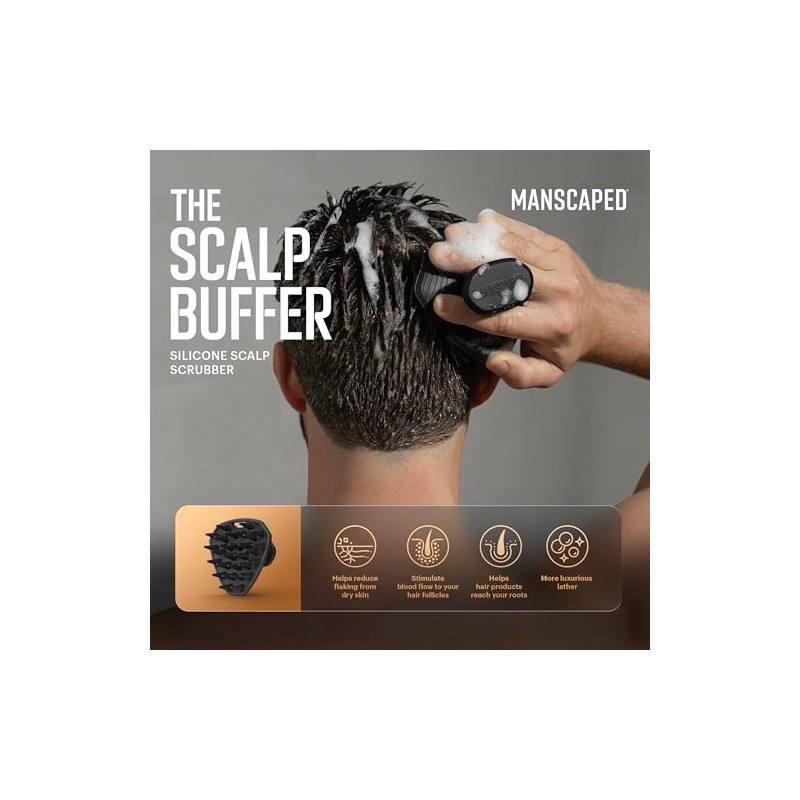 Cepillo de silicona para el cuero cabelludo para hombres MANSCAPED®