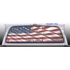 AMERICAN FLAG Eagle Rear Window Graphic Decal Truck Patriotic waving