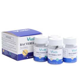 Viotiin 4 Pack E Coli and Coliform Bacteria Water Test Kit, EPA Approved, Water Quality Water Test Kit for Detect Well, Tap, Pool, Lake, Pond and Drinking Water