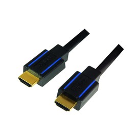 Logilink CHB005 Premium 2x 19-Pins Male HDMI Cable, 3 Meter Length, Black, 3 Meter Length