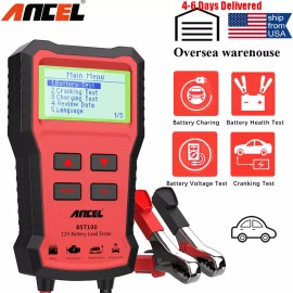 Ancel BST100 12V Auto Car Battery Tester Charging Cranking Test 220Ah 2000CCA US