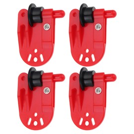 LT Easiyl Pack of 4 Planner Board Release Clips 1.57 x 1.38 Inch Fishing Inline Side for Offshore Fishing Tackle Trolling Downrigger Red