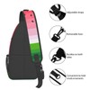 LOSTORCHI Cute Cartoon Watermelon Crossbody Sling Bags for Women Men