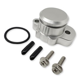 Upgrade OEM Oil Pump Plug Cover Kit Compatible with Yamaha PW50 1981-2024, Plug Cover,O-Ring, 2Pcs Mounting Bolts,Port Cap