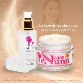 Nunn Care 1 Crema Limpiadora + Aqua Serum Nunn Care