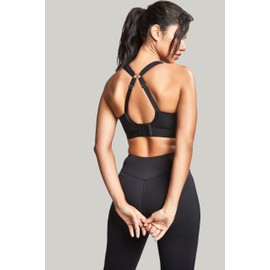 Panache Boundless Non Wired Sports Bra | Black 40DD | High Impact, Supportive Sports Bra for Women, Exercise & Workout Bra