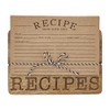Mud Pie, Brown, Recipe Set, Card 4" x 6" |