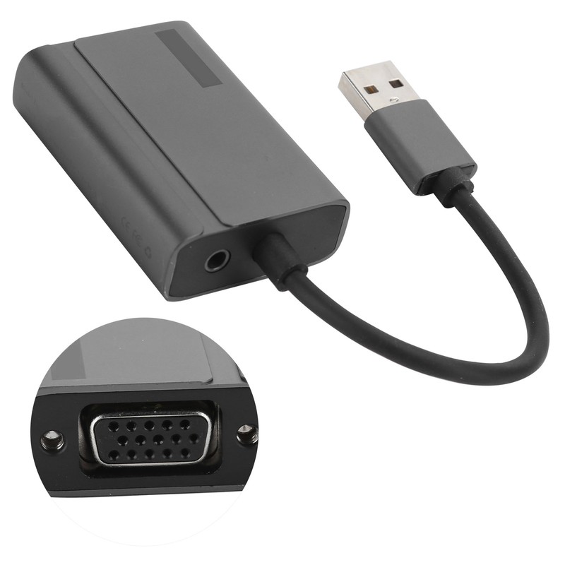 USB to VGA Adapter Connect Equipment High Definition Screen Computer