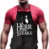 Shirtoo Barbecue Apron Lord of the Steaks Funny Gift for