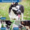 BARKLESS Dog Muzzle, Basket Muzzle Anti Biting Chewing, Sturdy Lightweight