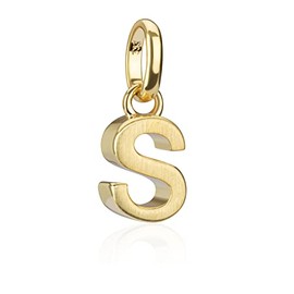 NKlaus Necklace Pendant Small Letters from A to Z - Pendant Gold 333 - Yellow Gold 8 Carat - Alphabet Amulet ABC Talisman for Children and Women, Yellow Gold