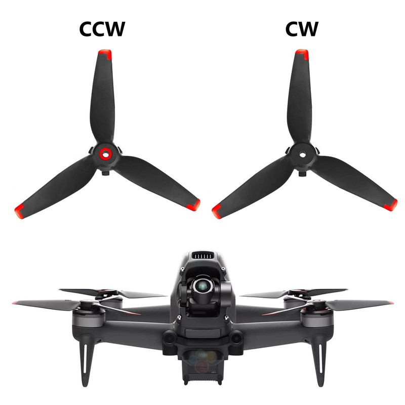 Bocguy 4 Pieces FPV Propeller, Silent Flight Foldable DJI Drone