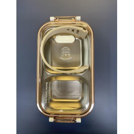 Modern Design Multiple Layered 304 Stainless Steel Insulated Bento Lunch Box Food Containers with Handle (Pink Single)