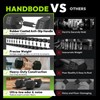 HANDBODE Hex Rubber Dumbbells - Enhanced Grip for Secure &
