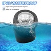 AVEKI Solar LED Landscape Spotlight,Waterproof 6 LEDs Pond Light Underwater